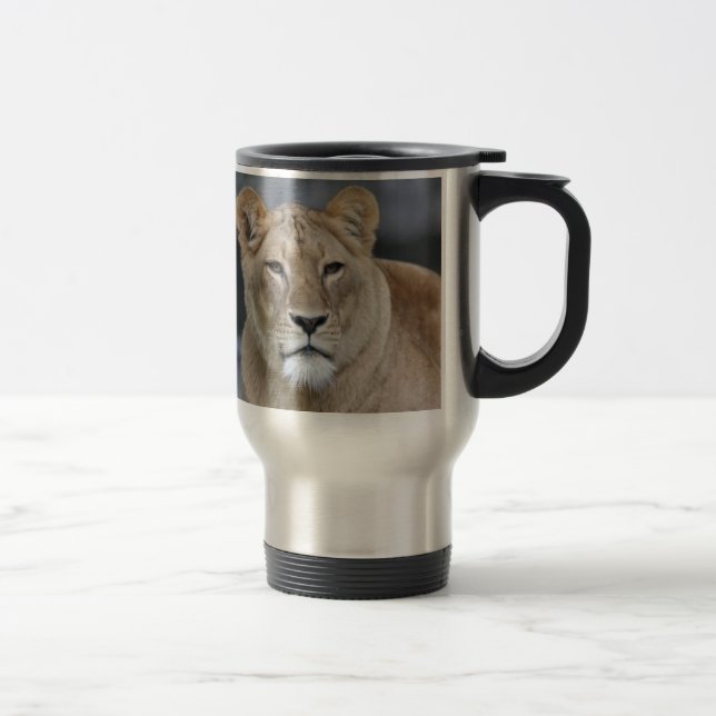 Lion 004 travel mug (Right)