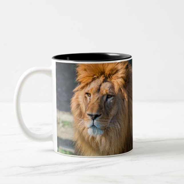 Lion 013 Two-Tone coffee mug (Left)
