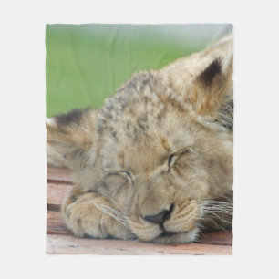 Lion 014 fleece blanket