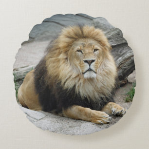 Lion 020 round cushion