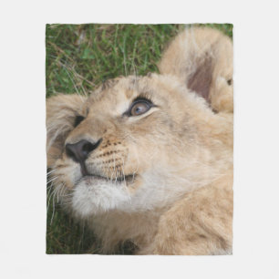 Lion 022 fleece blanket