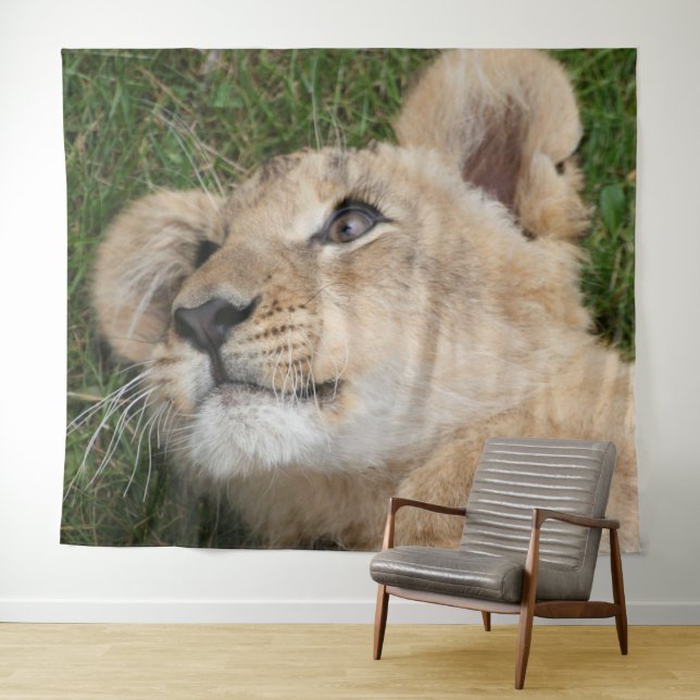 Lion 022 tapestry (In Situ (Horizontal))