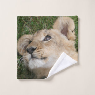Lion 022 wash cloth