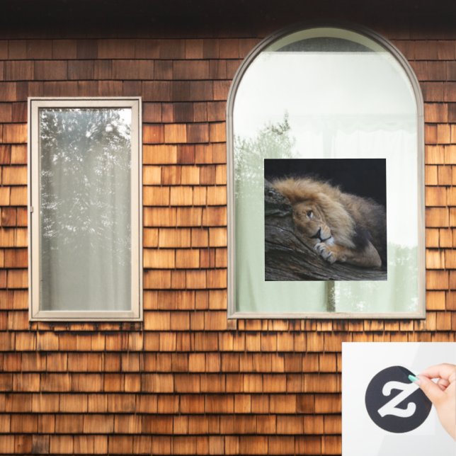 Lion 030 window cling (Home Window)