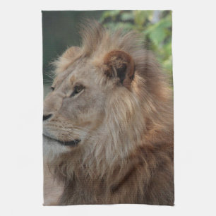 Lion 035 tea towel