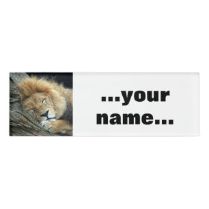 Lion 036 name tag