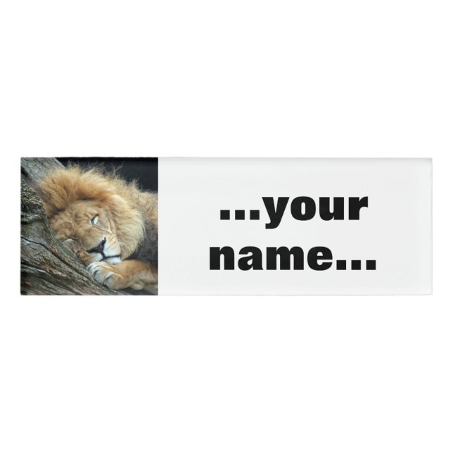 Lion 036 name tag (Front)