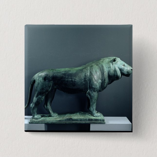 Lion, 1904 15 cm square badge (Front)