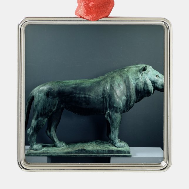 Lion, 1904 metal tree decoration (Front)