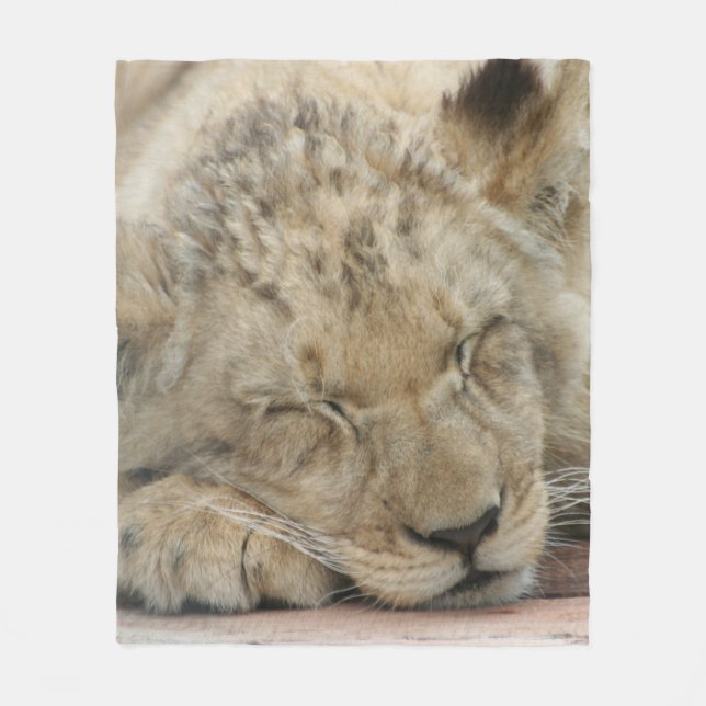 Lion_2014_1201 Fleece Blanket (Front)