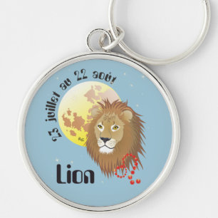 Lion 23 juillet au 22 août Porte-clés Key Ring