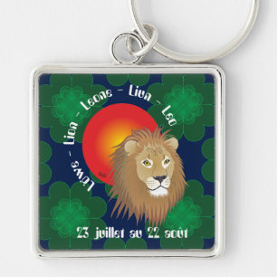 Lion 23 juillet au 22 août Porte-clés Key Ring