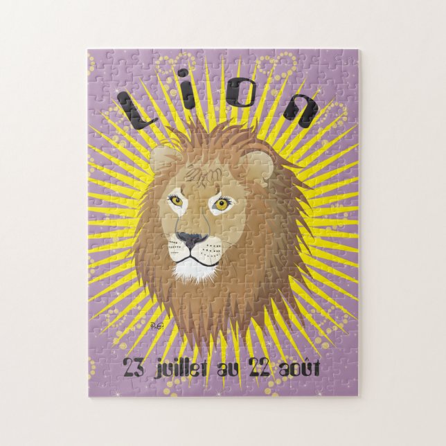 Lion 23 juillet au 22 août Puzzle (Vertical)