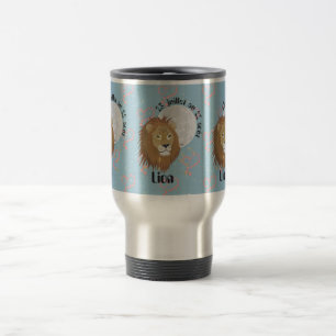 Lion 23 juillet au 22 août travel mug