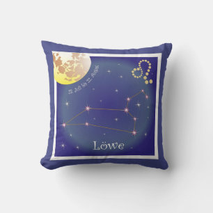 lion 23 July to 22 August cushion