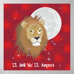Lion 23 July to 22 August poster