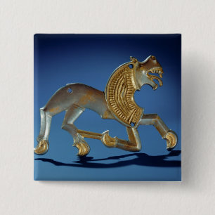 Lion, 6th- 7th century BC 15 Cm Square Badge