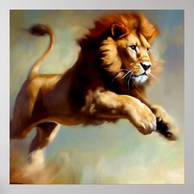 Lion (8) Wild Cat Poster (Front)