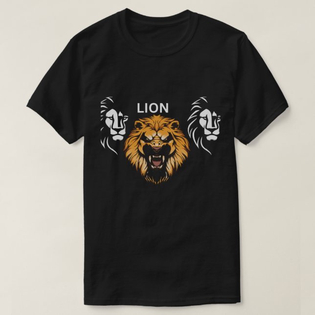 Lion a perfect Gift For T-shirt Lovers  (Design Front)