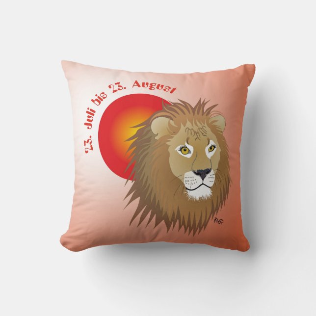 lion - acronym cushion (Front)