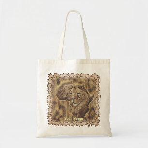 Lion Africa Tote Bag
