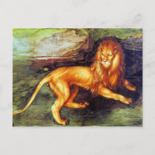 Lion - Albrecht Durer - c1494 Postcard
