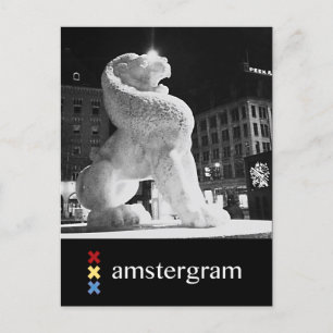 Lion Amstergram Postcard