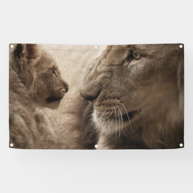 LION AND CUB Banner (Horizontal)