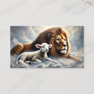 Lion and Lamb Business Cards