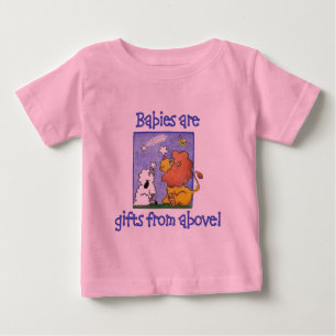 Lion and Lamb catch falling stars Baby T-Shirt
