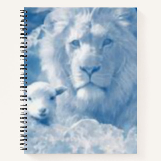 Lion and Lamb Clouds Notebook (Front)
