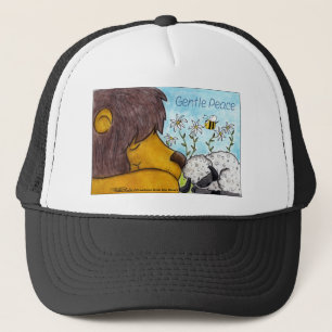 Lion and Lamb Gentle Peace Trucker Hat