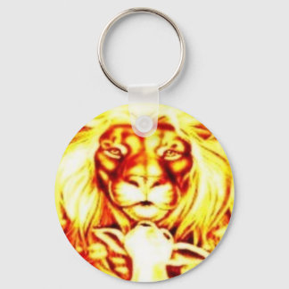 Lion and Lamb Key chain