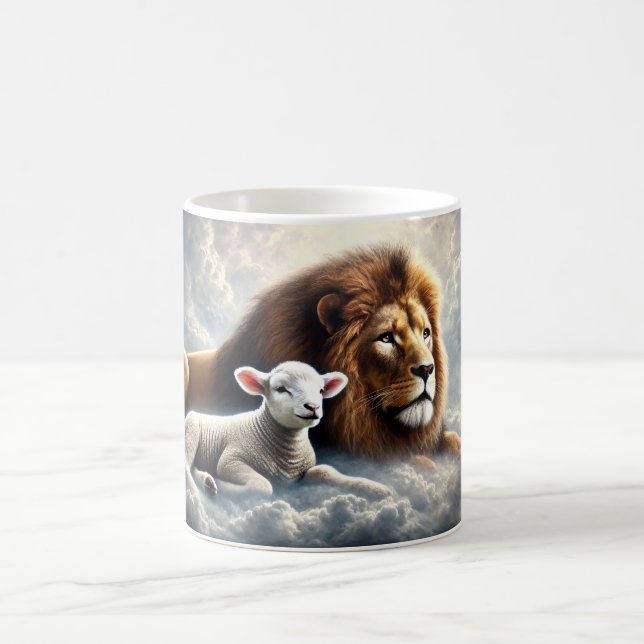 Lion and Lamb Mug (Center)