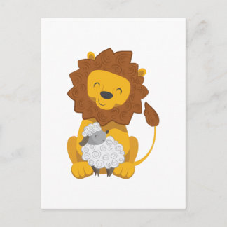 LION AND LAMB POSTCARD