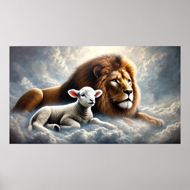 Lion and Lamb Poster (Front)