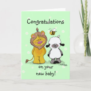 Lion and Lamb True Friends Card