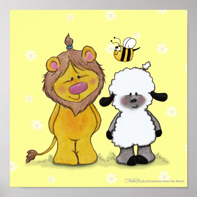 Lion and Lamb True Friends Poster (Front)