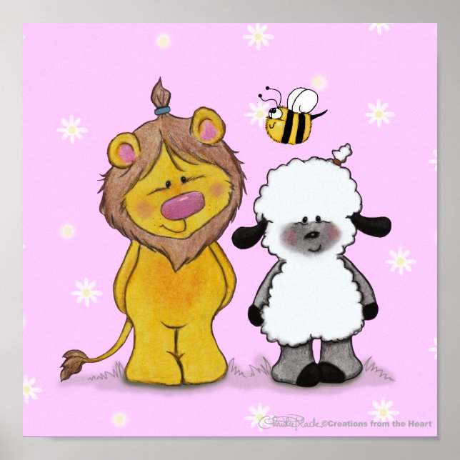 Lion and Lamb True Friends Poster (Front)