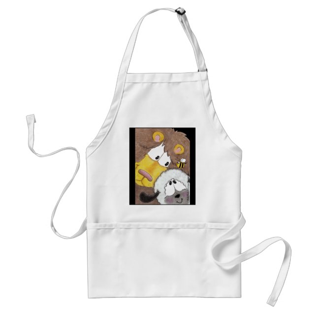 Lion and Lamb Up Close Standard Apron (Front)