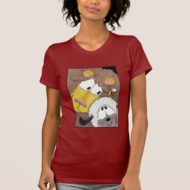 Lion and Lamb Up Close T-Shirt (Front)