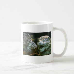 Lion and lion fish mug