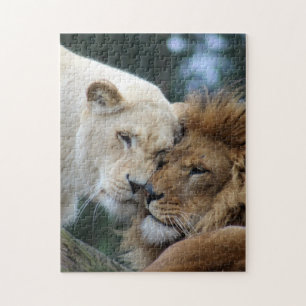 Lion and Lioness Jigsaw Puzzle