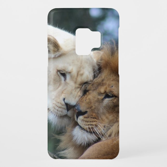 Lion and Lioness Nuzzling Case-Mate Samsung Galaxy Case (Back)