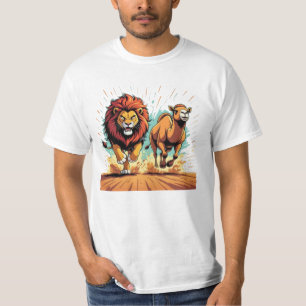 Lion and Llama Dash T-Shirt