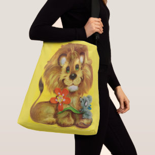 lion and mouse crossbody bag