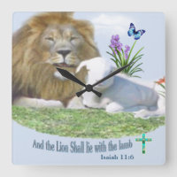 Lion and the lamb Bible verse