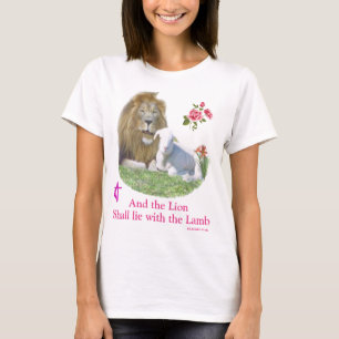 Lion and the lamb Bible verse T-Shirt