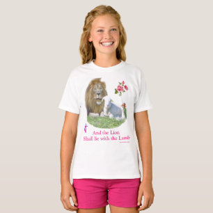 Lion and the lamb Bible verse T-Shirt
