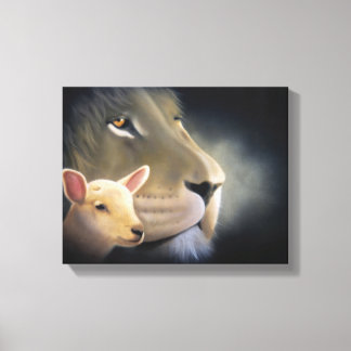Lion and the Lamb Canvas Print